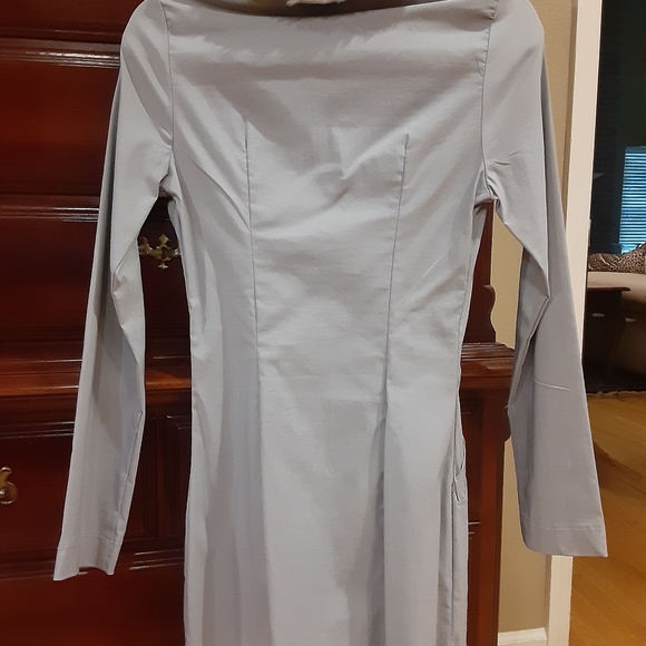 Vintage 90's long Gray Coat - Picture 2 of 9